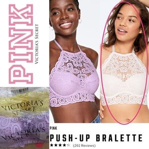 Large PINK Push-Up Bralette